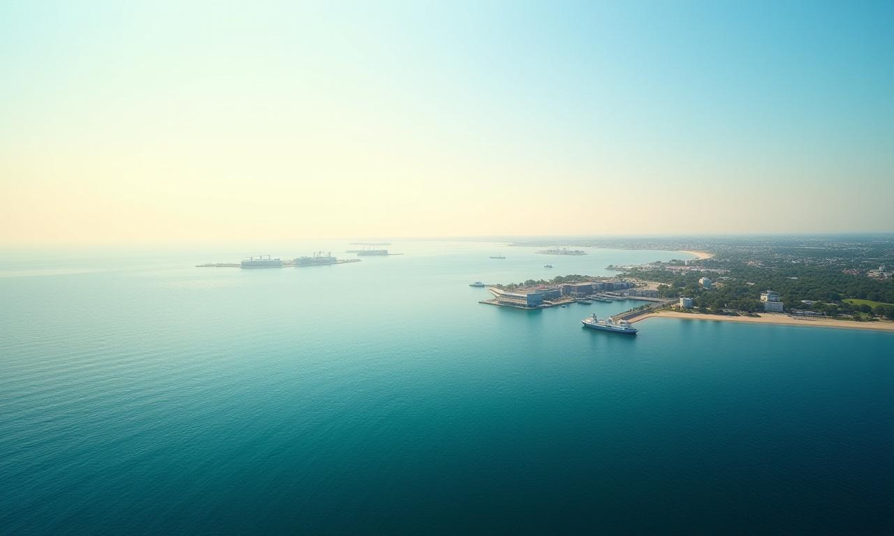 Smuk dansk kystlinje med klart vand